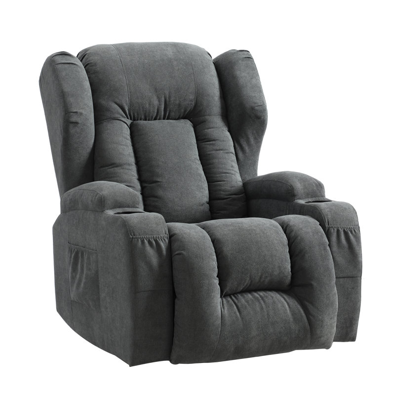 Isabelle & Max™ Kiryazov Swivel Rocker Recliner Manual Rocking Glider